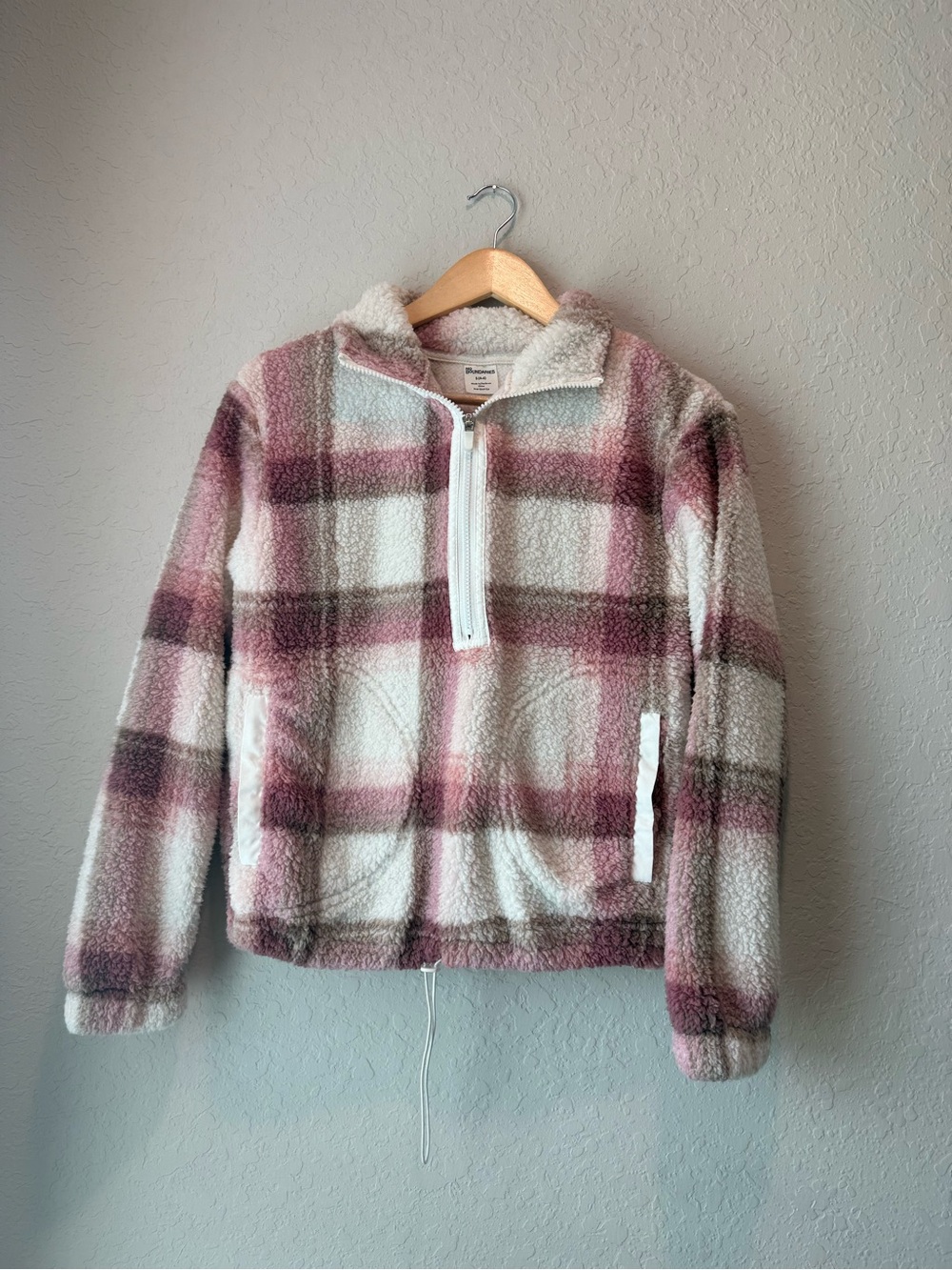 Plaid Fleece Pullover